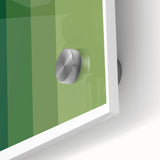 Bohemian Wall Art | Bauhaus Green Gradient Canvas | Eclectic Art Print