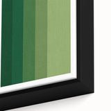 Bohemian Wall Art | Bauhaus Green Gradient Canvas | Eclectic Art Print