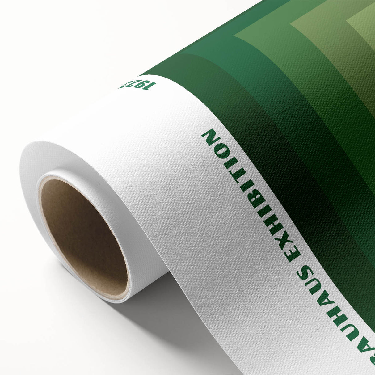 Bohemian Wall Art | Bauhaus Green Gradient Canvas | Eclectic Art Print