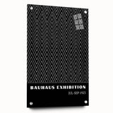 Bohemian Wall Art | Bauhaus Zigzag Geometric Boho Canvas | Eclectic Print