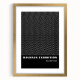 Bohemian Wall Art | Bauhaus Zigzag Geometric Boho Canvas | Eclectic Print