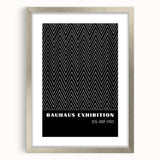 Bohemian Wall Art | Bauhaus Zigzag Geometric Boho Canvas | Eclectic Print