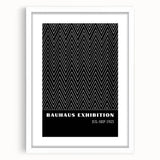 Bohemian Wall Art | Bauhaus Zigzag Geometric Boho Canvas | Eclectic Print