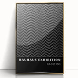 Bohemian Wall Art | Bauhaus Zigzag Geometric Boho Canvas | Eclectic Print