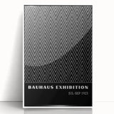 Bohemian Wall Art | Bauhaus Zigzag Geometric Boho Canvas | Eclectic Print