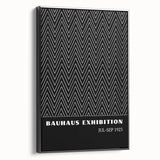 Bohemian Wall Art | Bauhaus Zigzag Geometric Boho Canvas | Eclectic Print