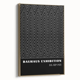 Bohemian Wall Art | Bauhaus Zigzag Geometric Boho Canvas | Eclectic Print