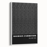 Bohemian Wall Art | Bauhaus Zigzag Geometric Boho Canvas | Eclectic Print