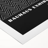 Bohemian Wall Art | Bauhaus Zigzag Geometric Boho Canvas | Eclectic Print