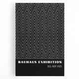 Bohemian Wall Art | Bauhaus Zigzag Geometric Boho Canvas | Eclectic Print