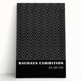 Bohemian Wall Art | Bauhaus Zigzag Geometric Boho Canvas | Eclectic Print