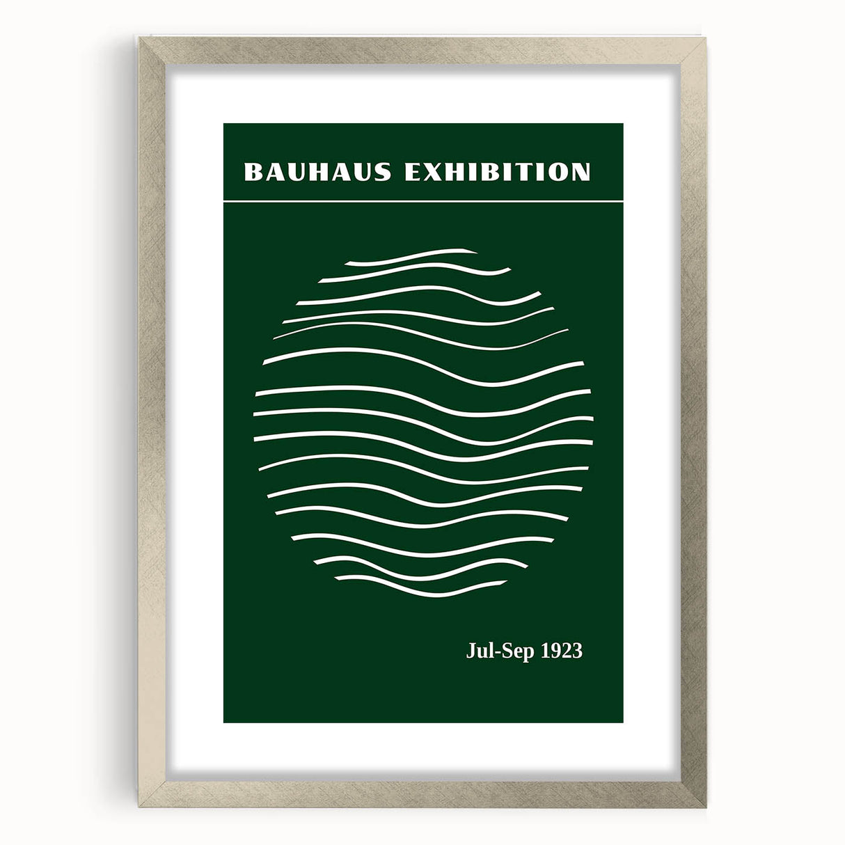 Bohemian Wall Art | Eclectic Bauhaus Exhibition Print | Boho Decor Canvas