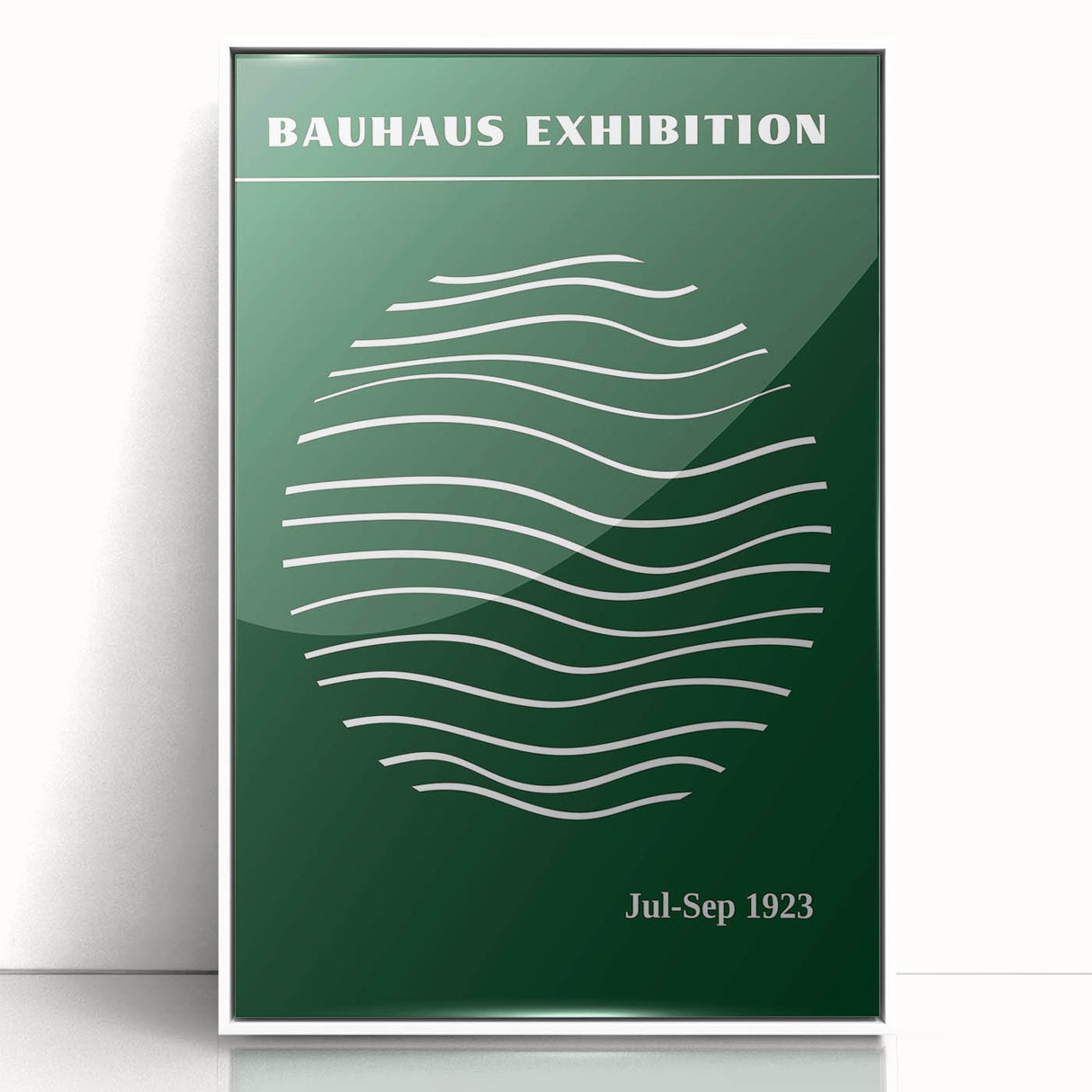 Bohemian Wall Art | Eclectic Bauhaus Exhibition Print | Boho Decor Canvas