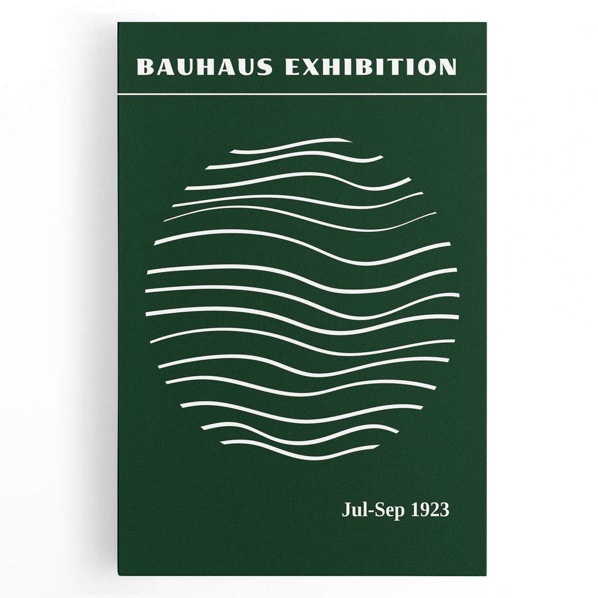 Bohemian Wall Art | Eclectic Bauhaus Exhibition Print | Boho Decor Canvas