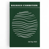 Bohemian Wall Art | Eclectic Bauhaus Exhibition Print | Boho Decor Canvas