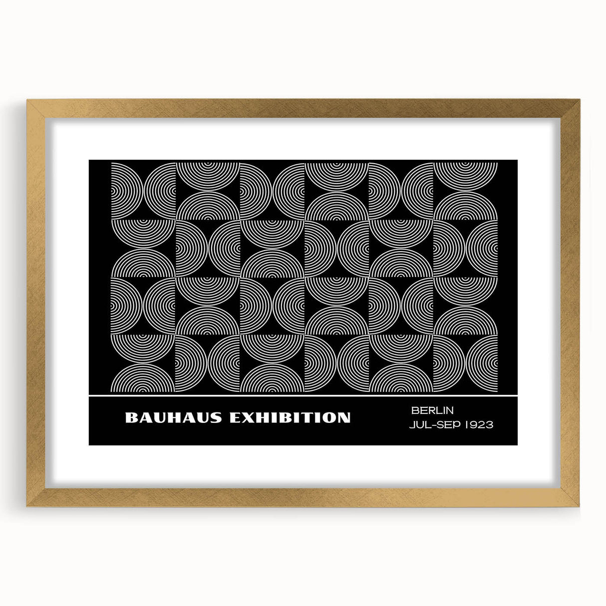 Bohemian Wall Art | Modern Monochrome Circular Boho Canvas Print