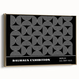 Bohemian Wall Art | Modern Monochrome Circular Boho Canvas Print