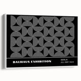 Bohemian Wall Art | Modern Monochrome Circular Boho Canvas Print
