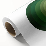 Bohemian Wall Art | Bauhaus Green Circle Gradient Canvas | Eclectic Print