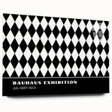 Bohemian Wall Art | Bold Black & White Harlequin Boho Canvas Print