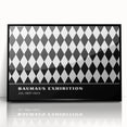Bohemian Wall Art | Bold Black & White Harlequin Boho Canvas Print