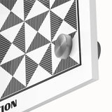 Bohemian Wall Art | Black & White Geometric Boho Canvas Print