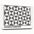 Bohemian Wall Art | Black & White Geometric Boho Canvas Print