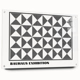 Bohemian Wall Art | Black & White Geometric Boho Canvas Print