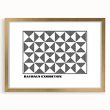 Bohemian Wall Art | Black & White Geometric Boho Canvas Print