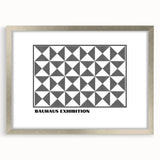 Bohemian Wall Art | Black & White Geometric Boho Canvas Print
