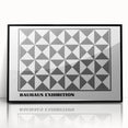 Bohemian Wall Art | Black & White Geometric Boho Canvas Print