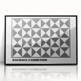 Bohemian Wall Art | Black & White Geometric Boho Canvas Print