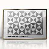 Bohemian Wall Art | Black & White Geometric Boho Canvas Print