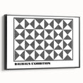 Bohemian Wall Art | Black & White Geometric Boho Canvas Print