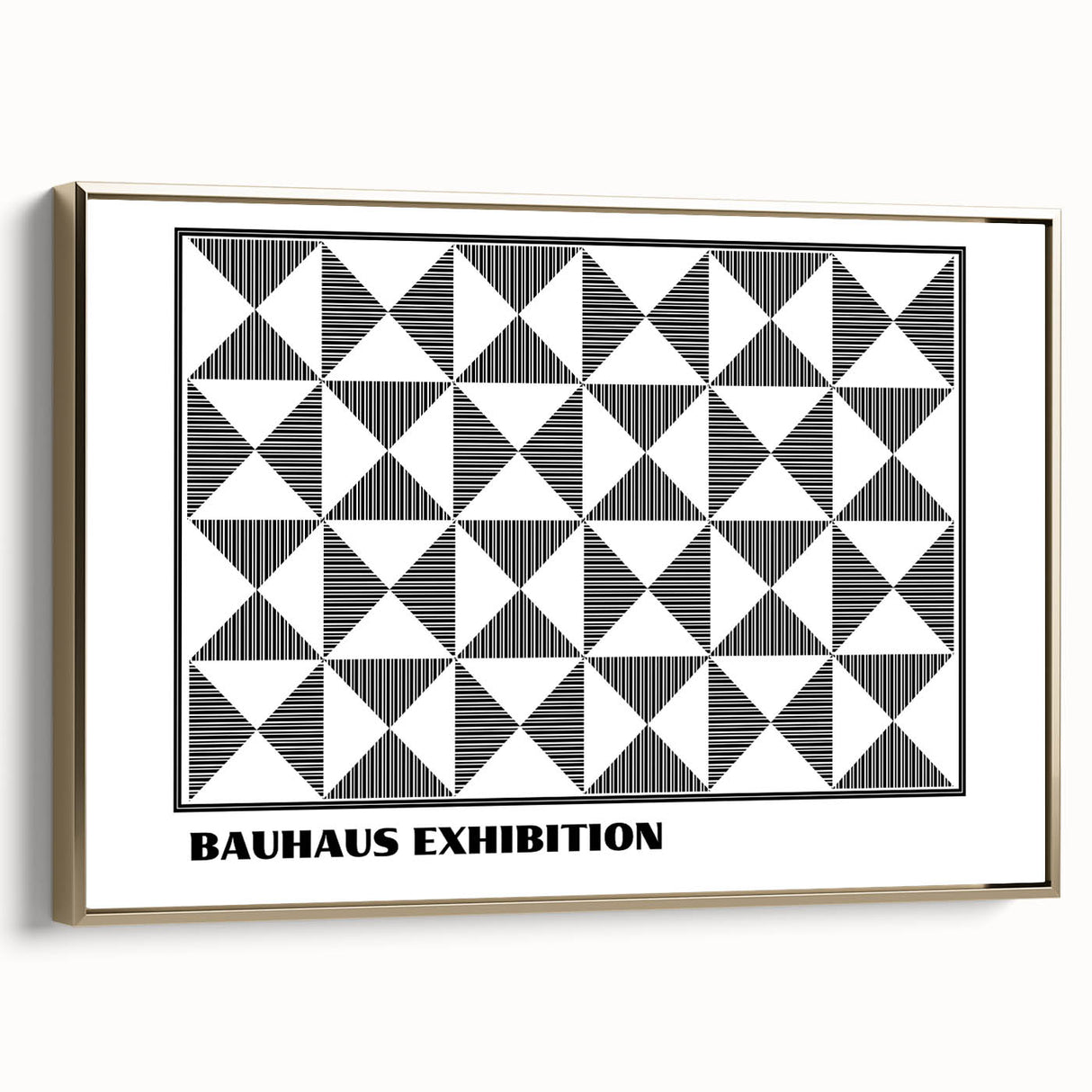 Bohemian Wall Art | Black & White Geometric Boho Canvas Print