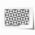 Bohemian Wall Art | Black & White Geometric Boho Canvas Print