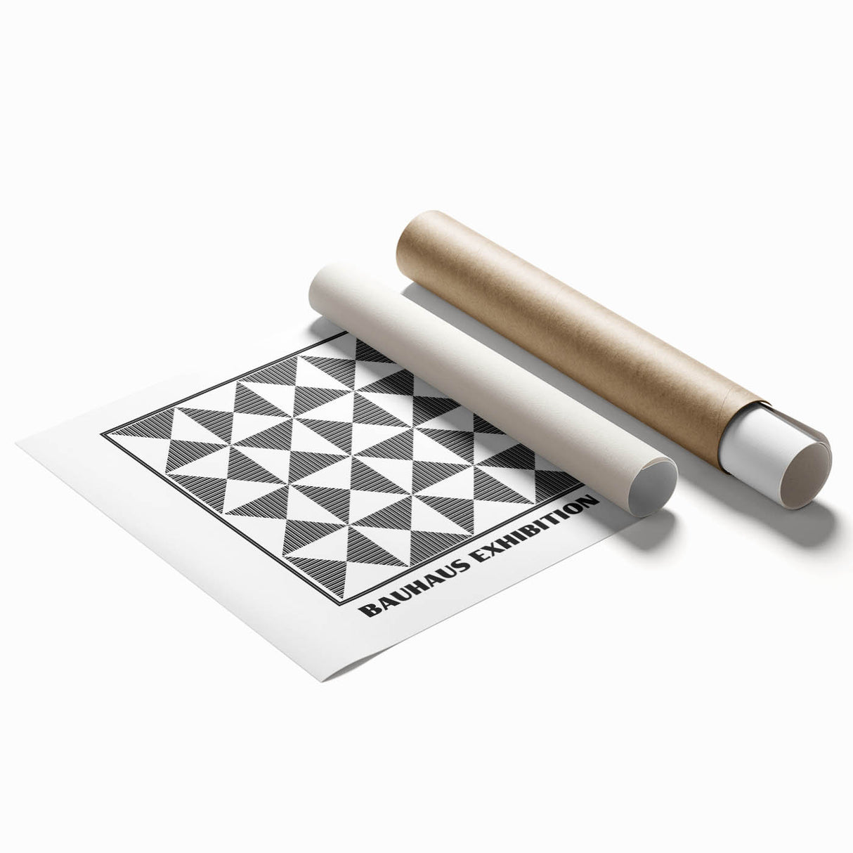 Bohemian Wall Art | Black & White Geometric Boho Canvas Print