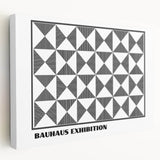 Bohemian Wall Art | Black & White Geometric Boho Canvas Print