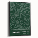 Bohemian Wall Art | Eclectic Bauhaus Berlin Print | Boho Decor Canvas