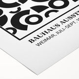 Bohemian Wall Art | Black & White Circular Geometric Boho Canvas Print