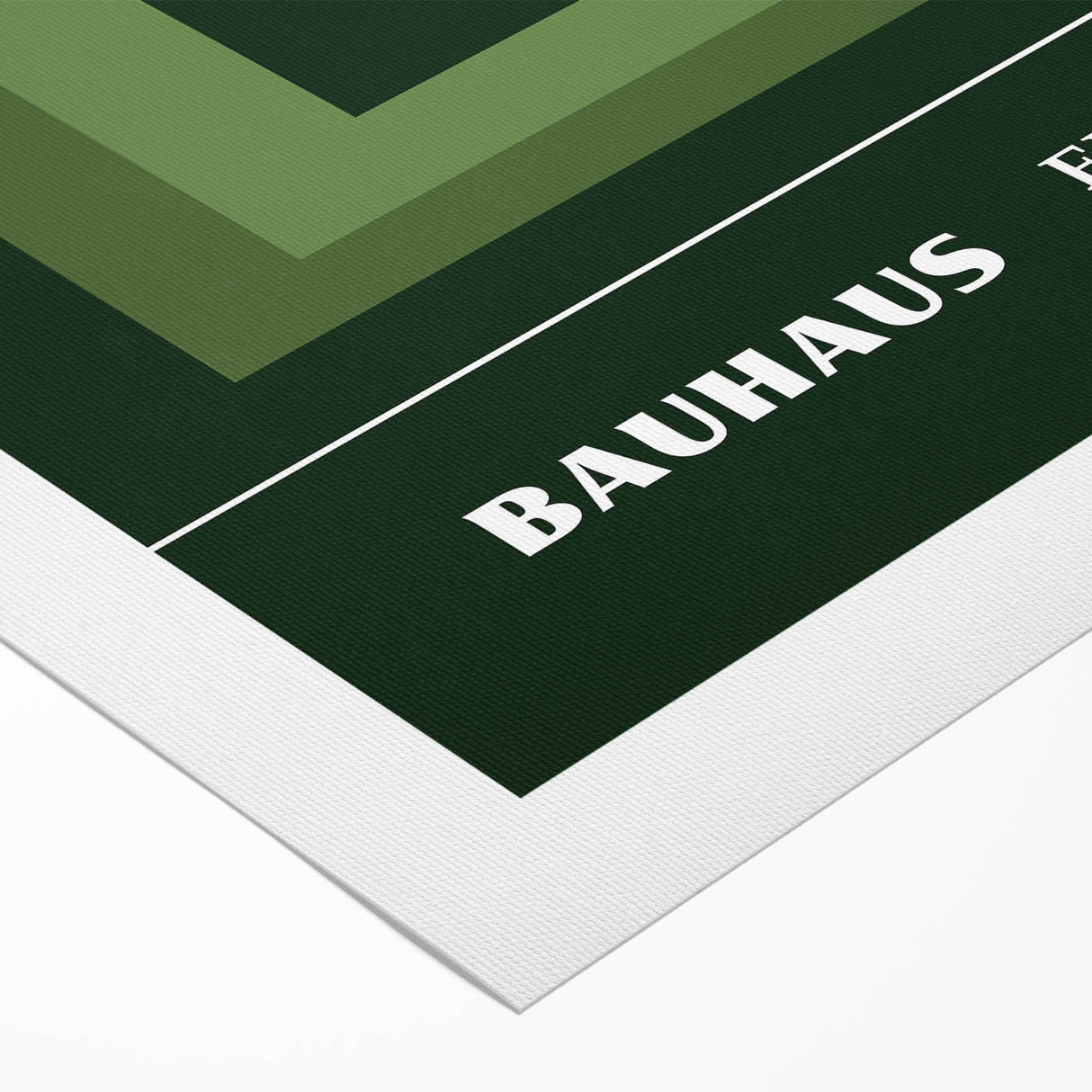 Bohemian Wall Art | Bauhaus Green Arch Gradient Canvas | Eclectic Print