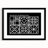 Bohemian Wall Art | Intricate Black & White Geometric Boho Canvas Print