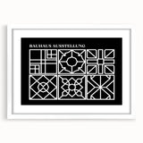 Bohemian Wall Art | Intricate Black & White Geometric Boho Canvas Print