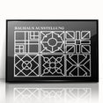 Bohemian Wall Art | Intricate Black & White Geometric Boho Canvas Print