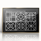 Bohemian Wall Art | Intricate Black & White Geometric Boho Canvas Print