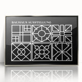 Bohemian Wall Art | Intricate Black & White Geometric Boho Canvas Print