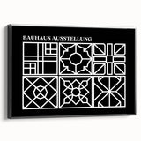 Bohemian Wall Art | Intricate Black & White Geometric Boho Canvas Print