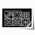 Bohemian Wall Art | Intricate Black & White Geometric Boho Canvas Print