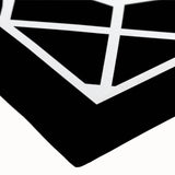 Bohemian Wall Art | Intricate Black & White Geometric Boho Canvas Print