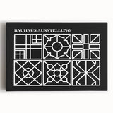 Bohemian Wall Art | Intricate Black & White Geometric Boho Canvas Print